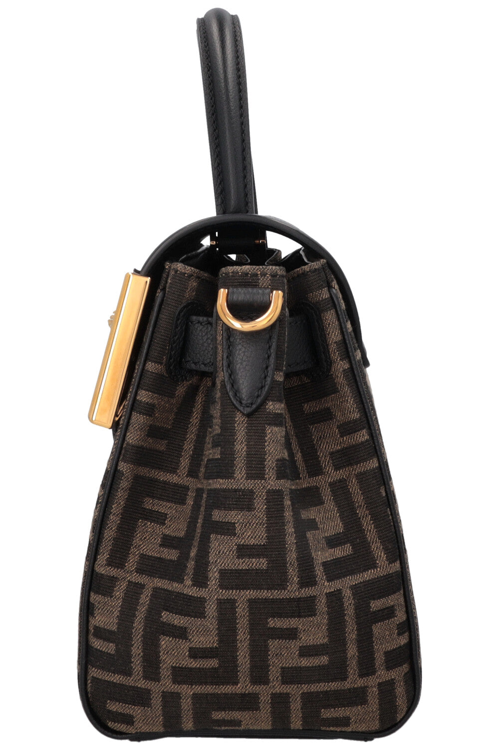 VERSACE x Fendi Fendace La Medusa Medium Hand Bag Canvas