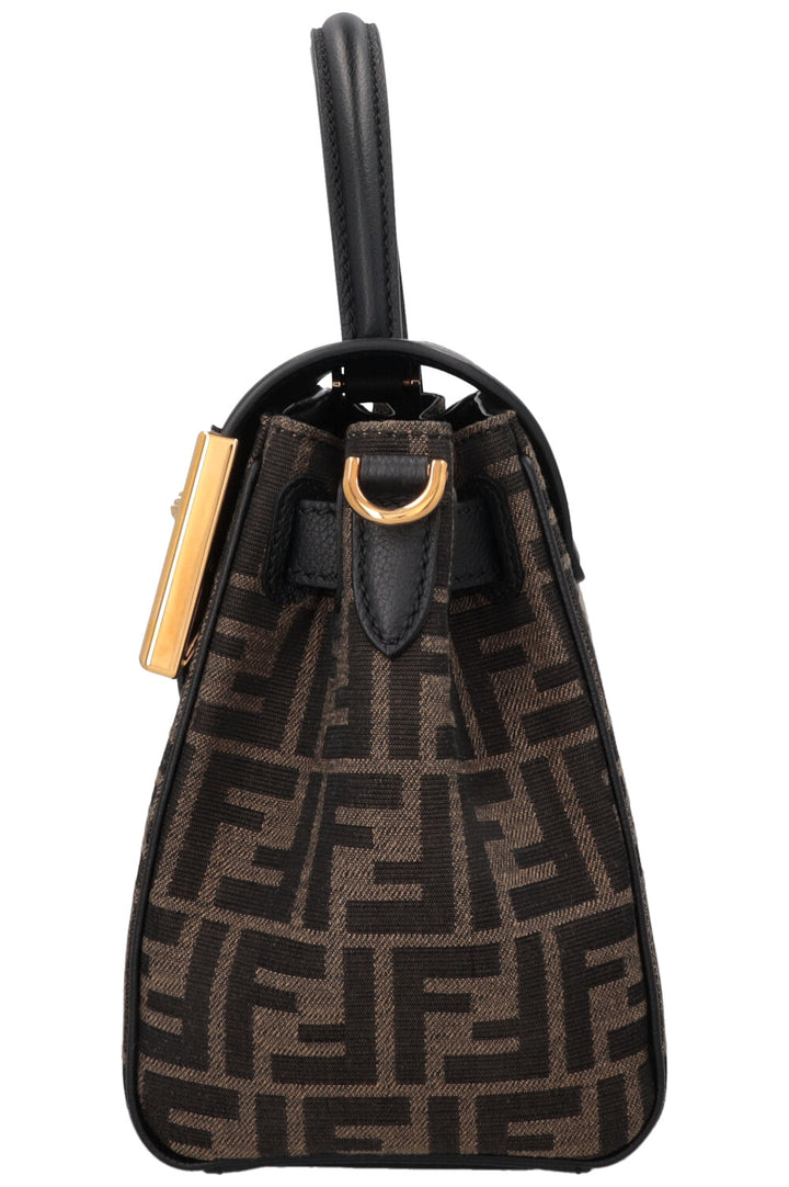 VERSACE x Fendi Fendace La Medusa Medium Hand Bag Canvas