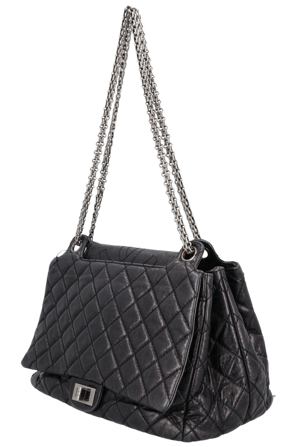 CHANEL Reissue 2.55 Bag Leather Black