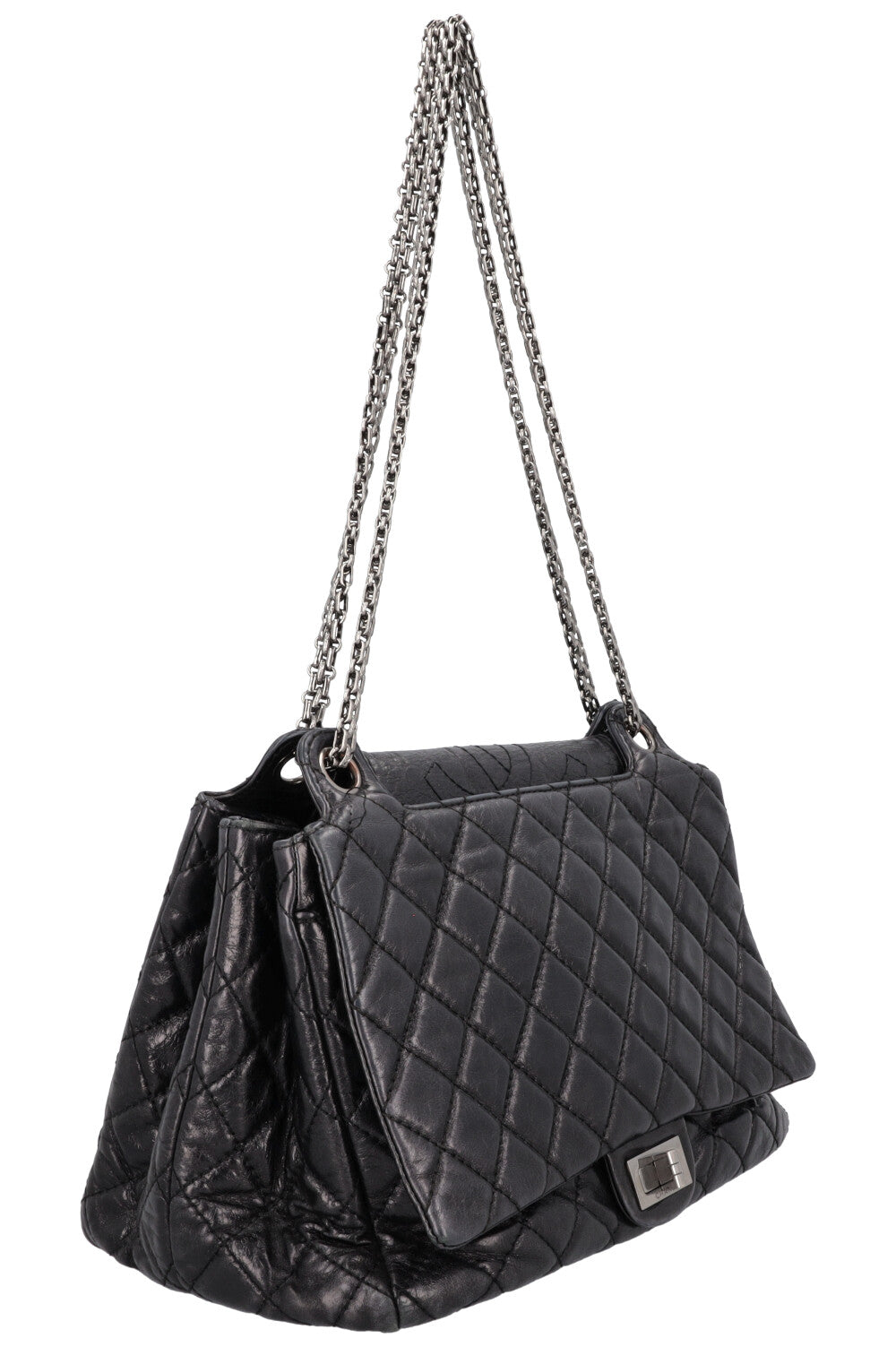 CHANEL Reissue 2.55 Bag Leather Black
