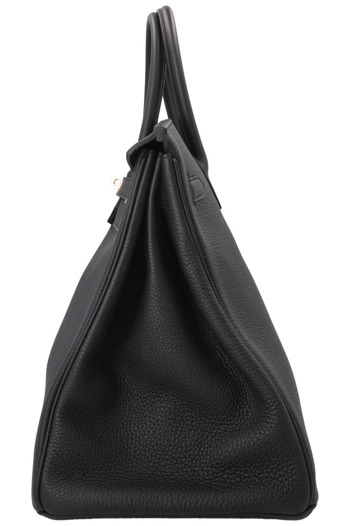 HERMÈS Birkin 40 Retourne Togo Noir