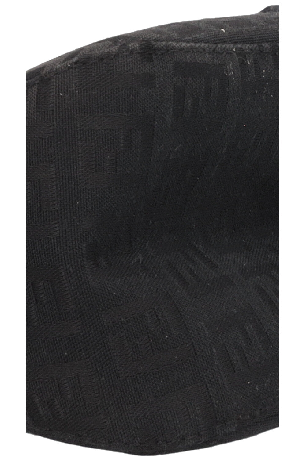 Sac à bandoulière baguette imprimé Zucca FENDI en toile noire