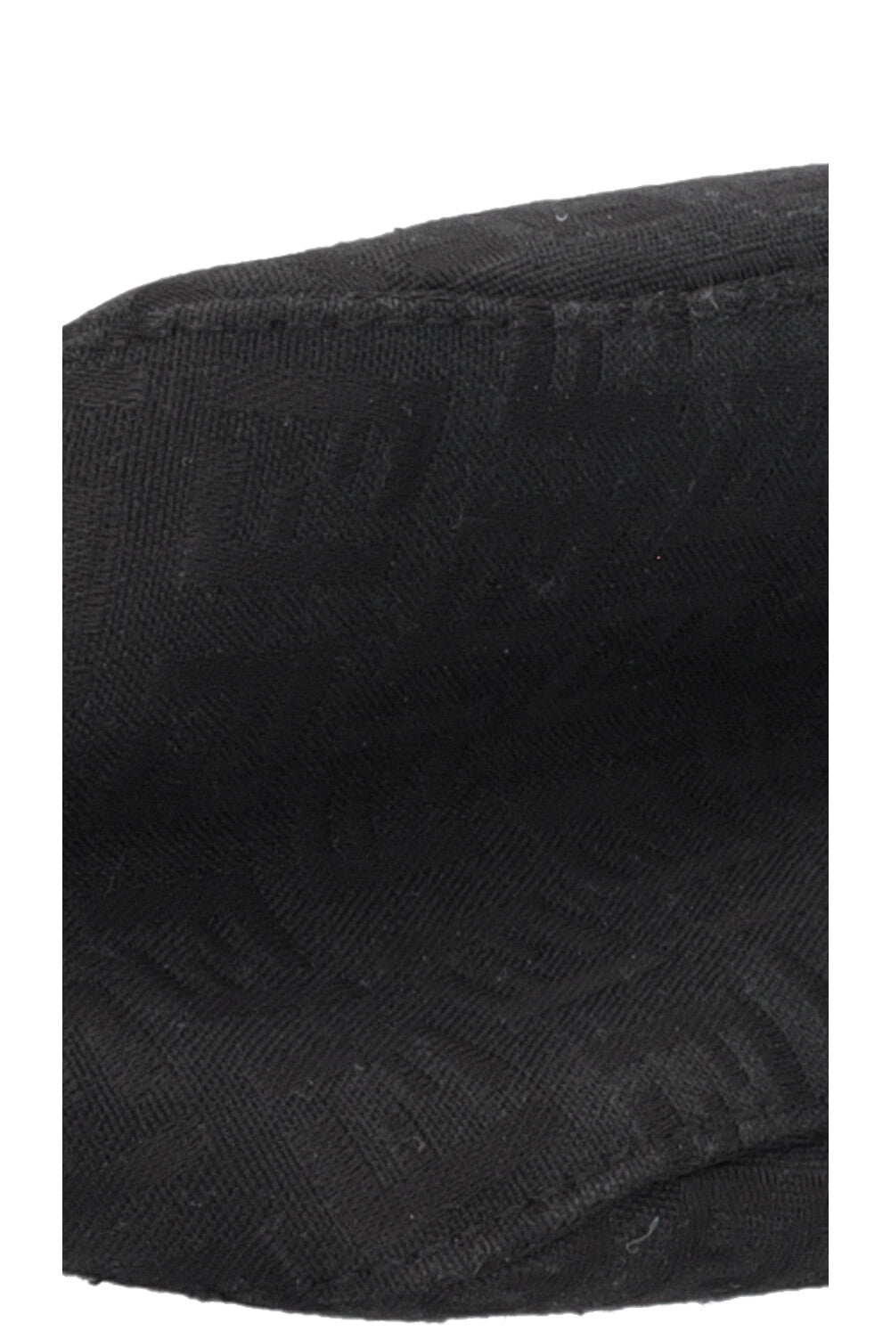 Sac à bandoulière baguette imprimé Zucca FENDI en toile noire