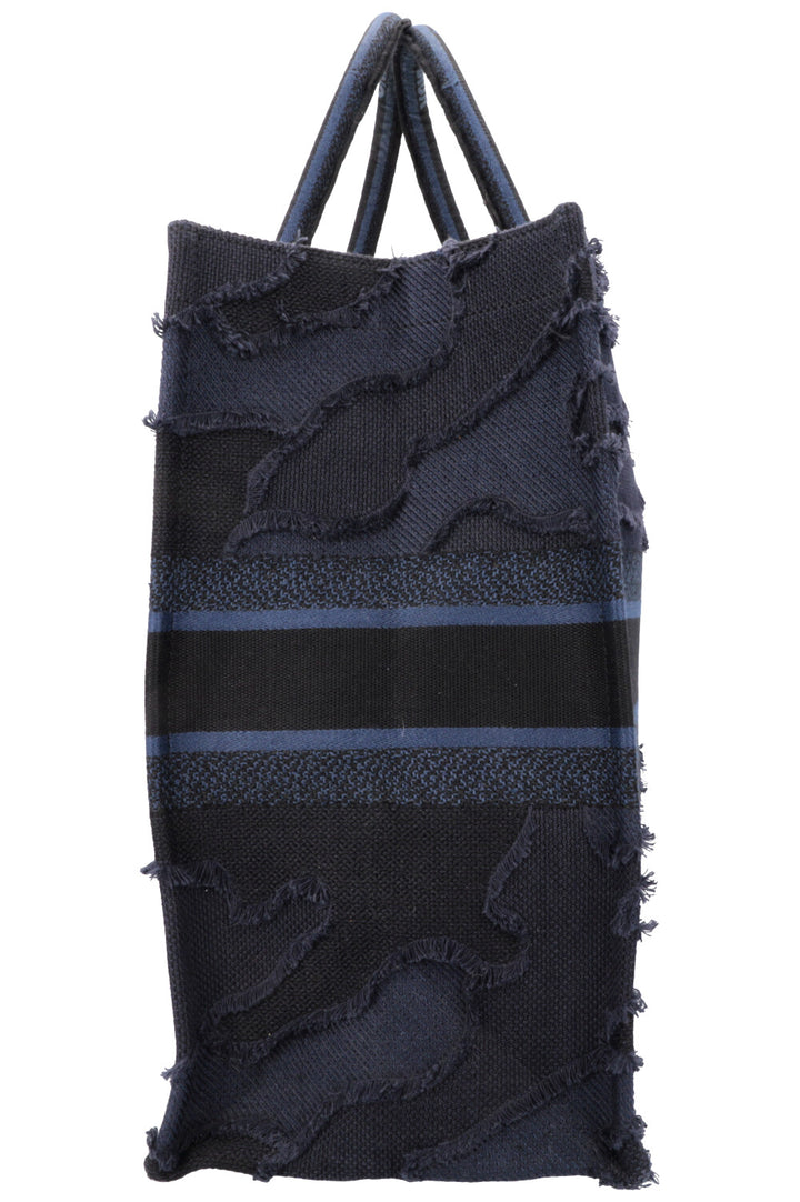 CHRISTIAN DIOR Medium Book Tote Navy Camouflage