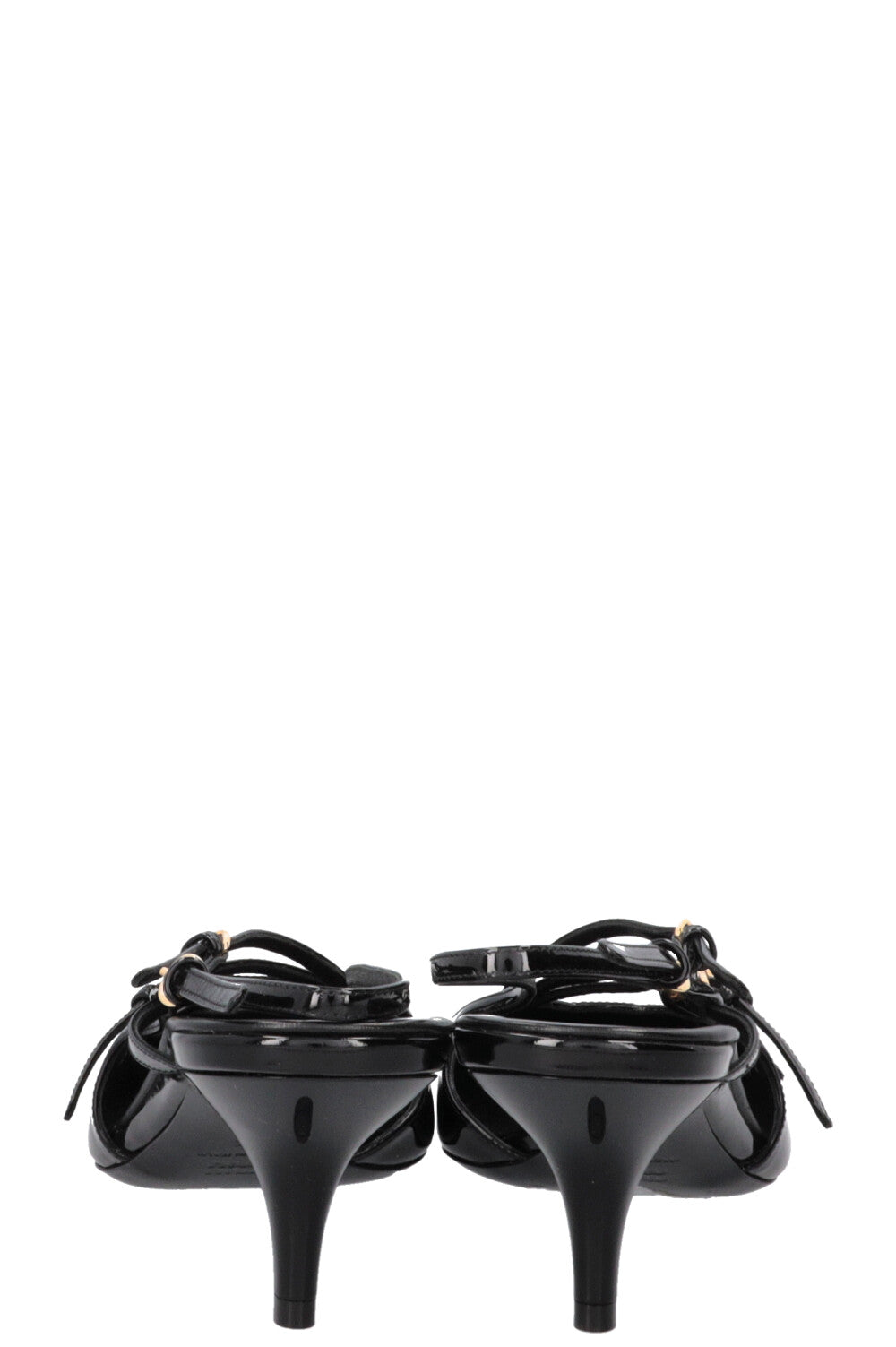MIUMIU Slingback Pumps Patent Black