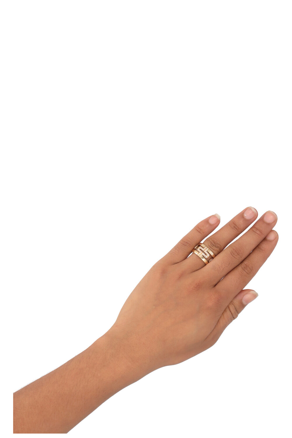 BVLGARI Parentesi Ring Yellow Gold Diamonds