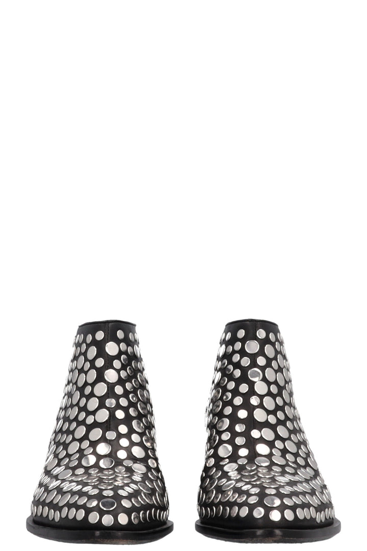 ALEXANDER WANG Kori Studded Ankle Boots Black