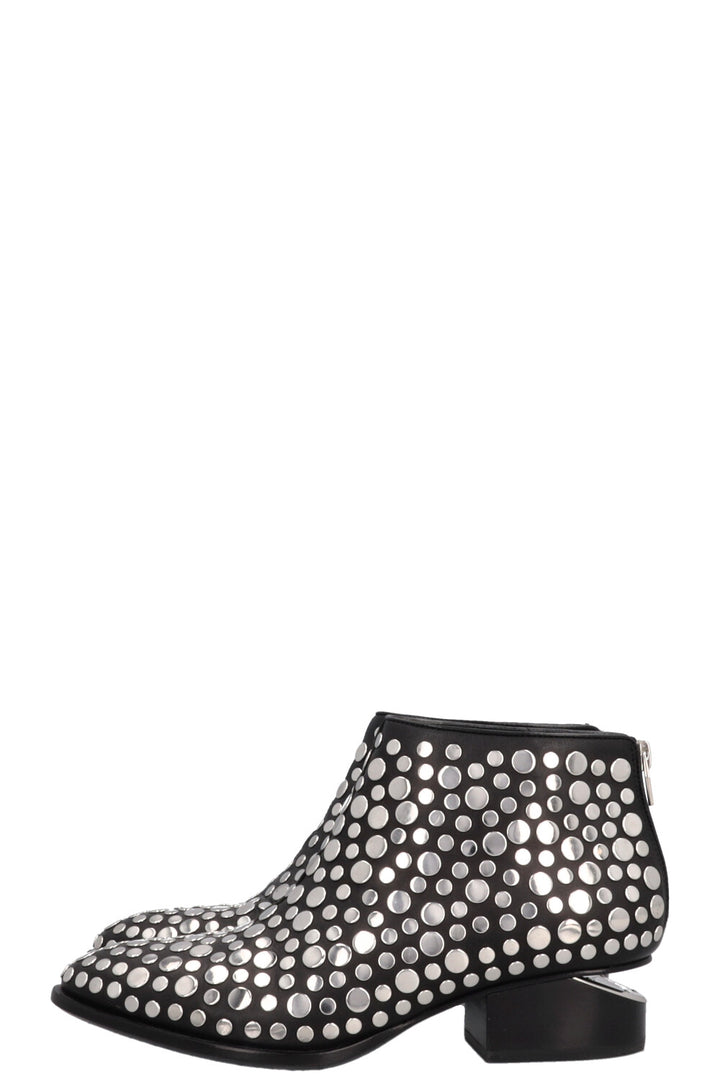 ALEXANDER WANG Kori Studded Ankle Boots Black