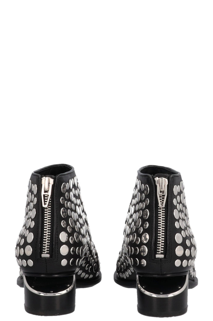 ALEXANDER WANG Kori Studded Ankle Boots Black