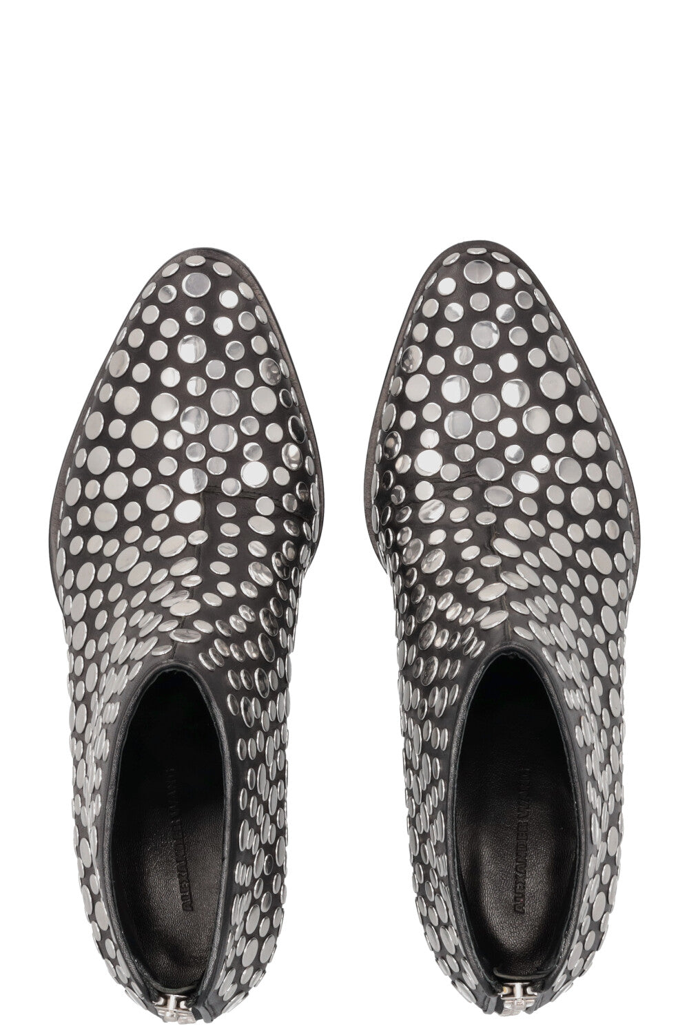 ALEXANDER WANG Kori Studded Ankle Boots Black