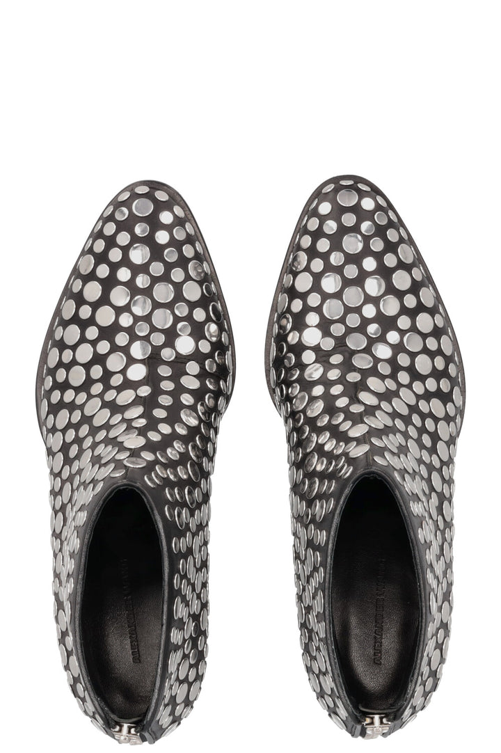 ALEXANDER WANG Kori Studded Ankle Boots Black