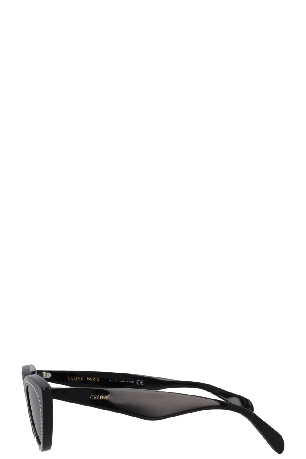 CELINE CL40019I Cat Eye Sunglasses Rhinestone Black