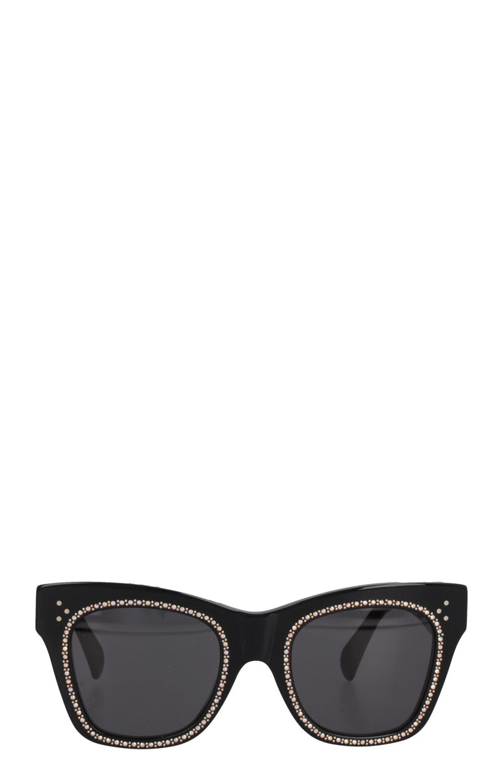 CELINE CL4004IS Butterfly Sunglasses Strass Black