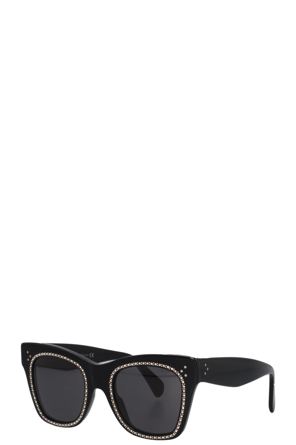 CELINE CL4004IS Butterfly Sunglasses Strass Black