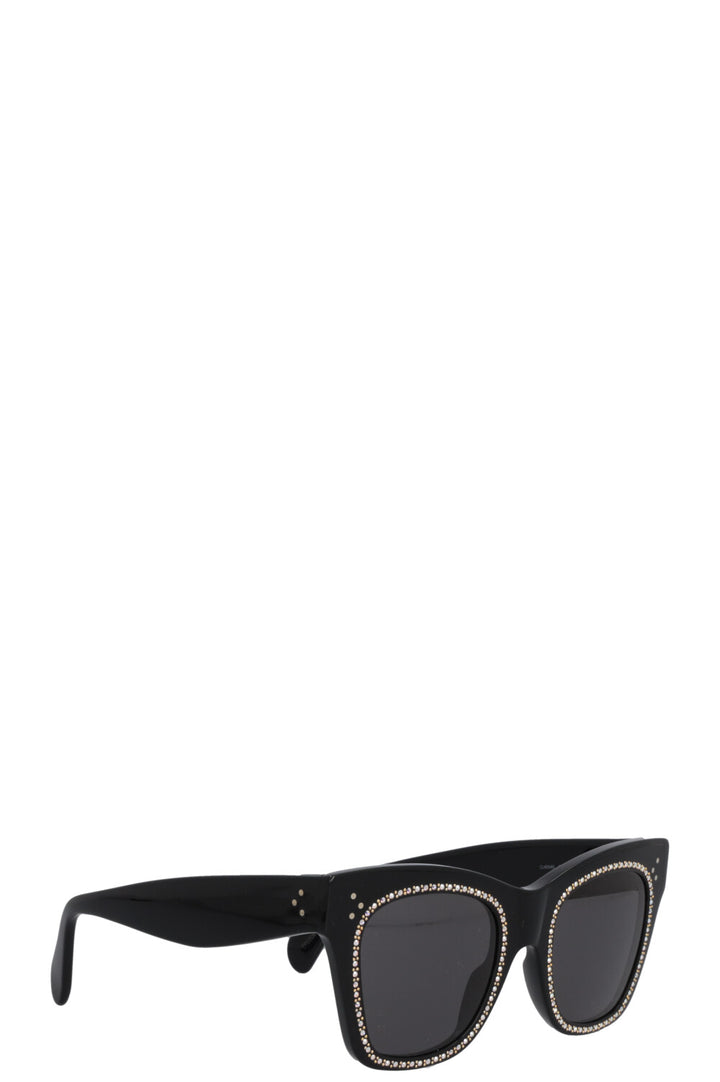CELINE CL4004IS Butterfly Sunglasses Strass Black