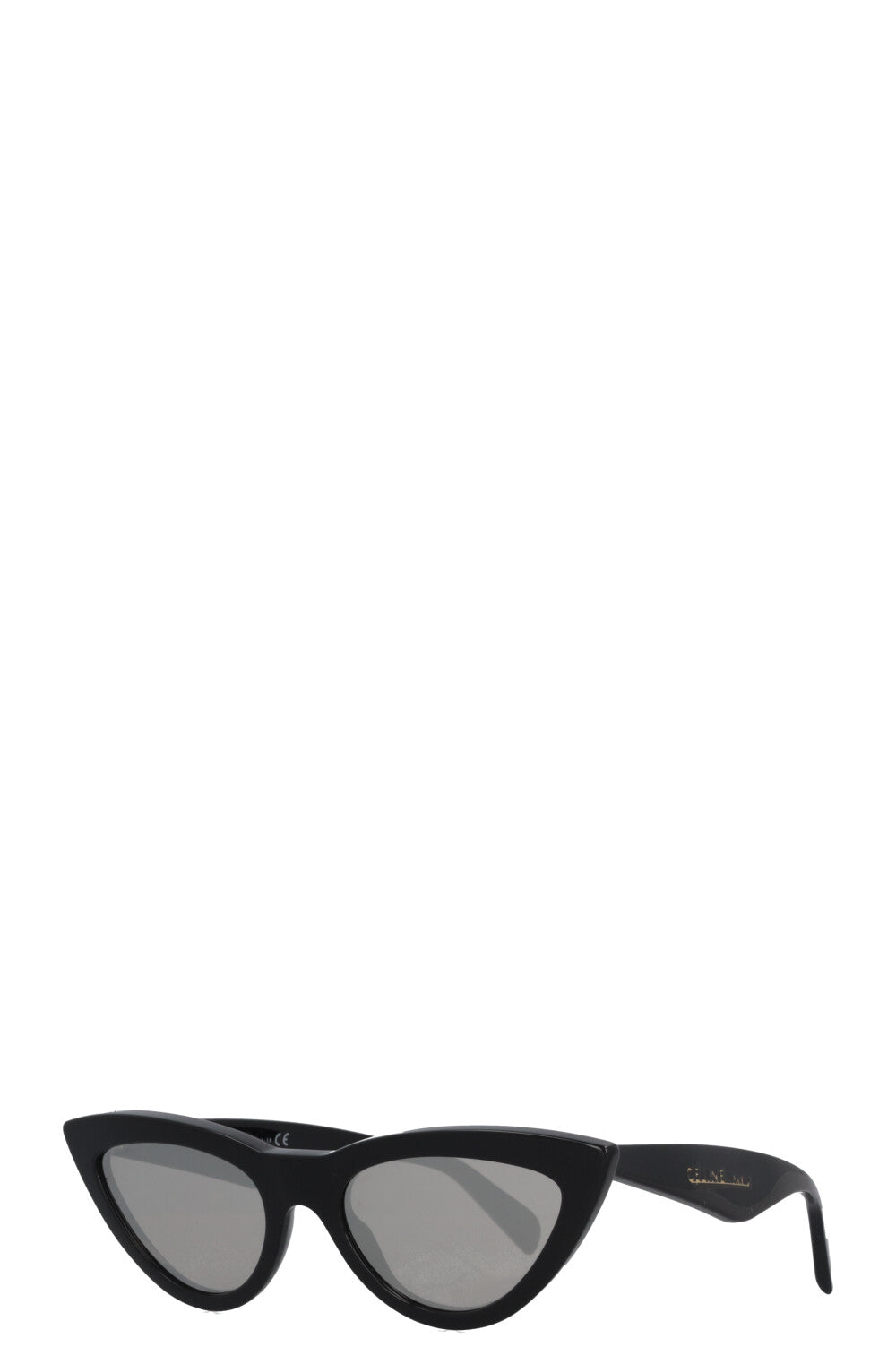 CELINE CL4019IS Cat Eye Sunglasses Silver Black