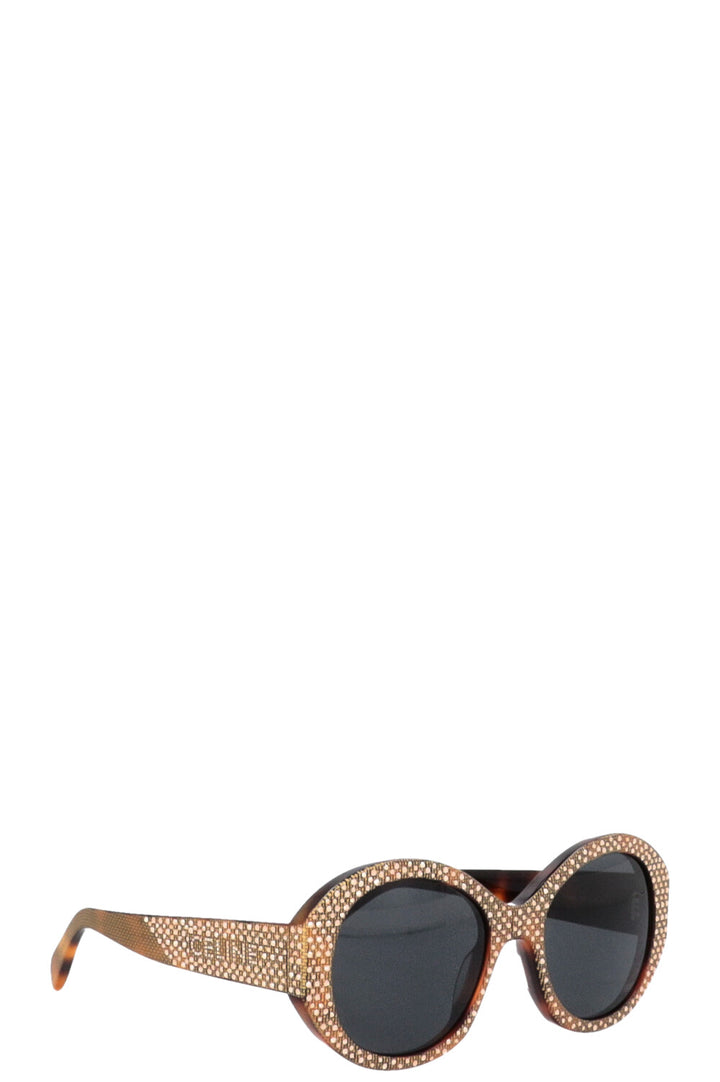 CELINE Crystals Sunglasses Gold CL4240IS