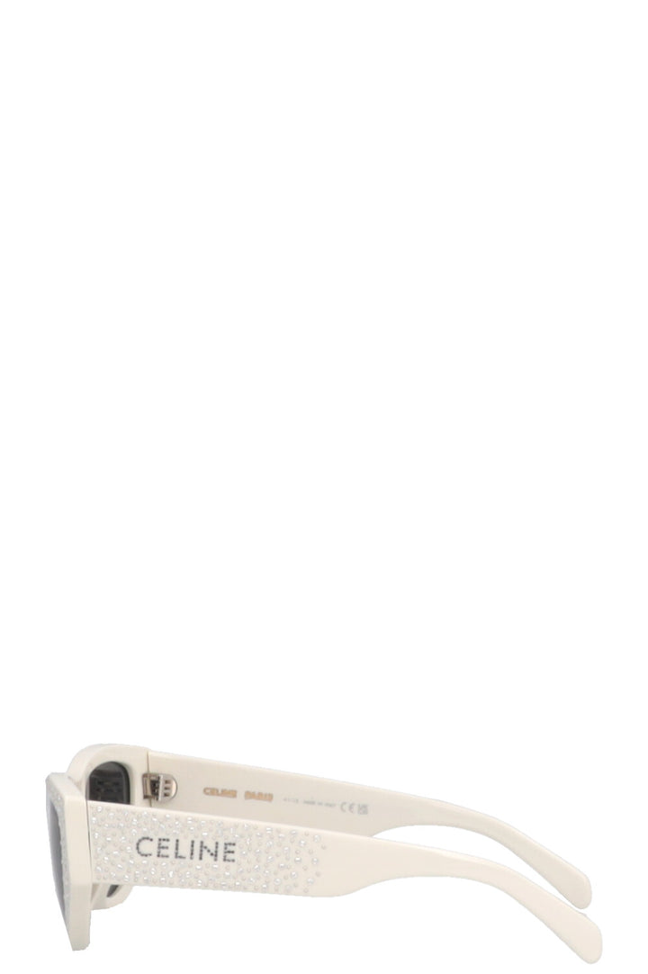 CELINE Crystals Sunglasses White CL4278US