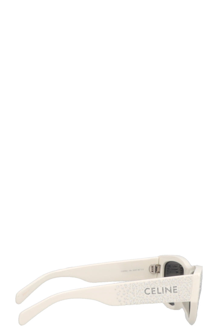 CELINE Crystals Sunglasses White CL4278US