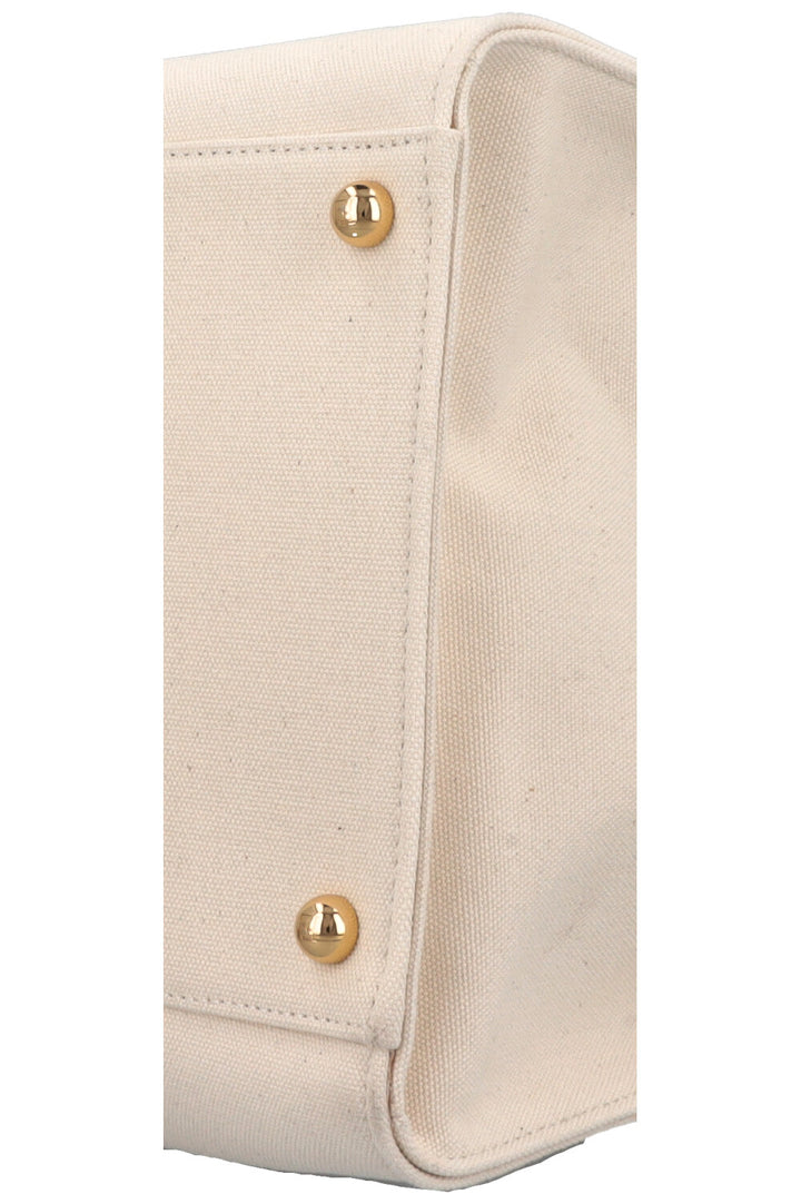 Grand sac fourre-tout FENDI Sunshine en toile ivoire