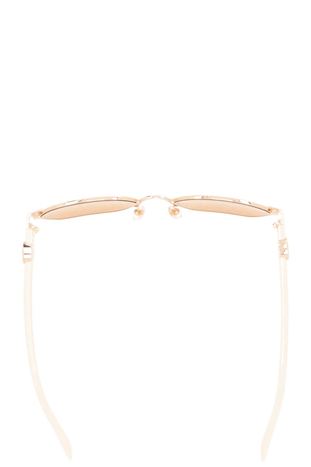 GUCCI Slim Sunglasses Gold White GG1593S