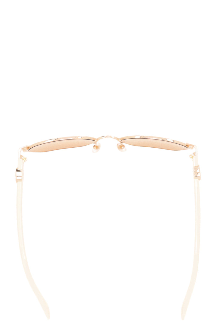 GUCCI Slim Sunglasses Gold White GG1593S