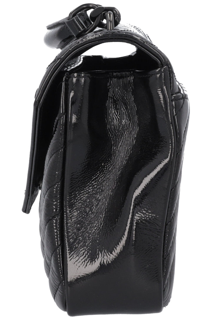 SAINT LAURENT College Bag Medium Patent Black