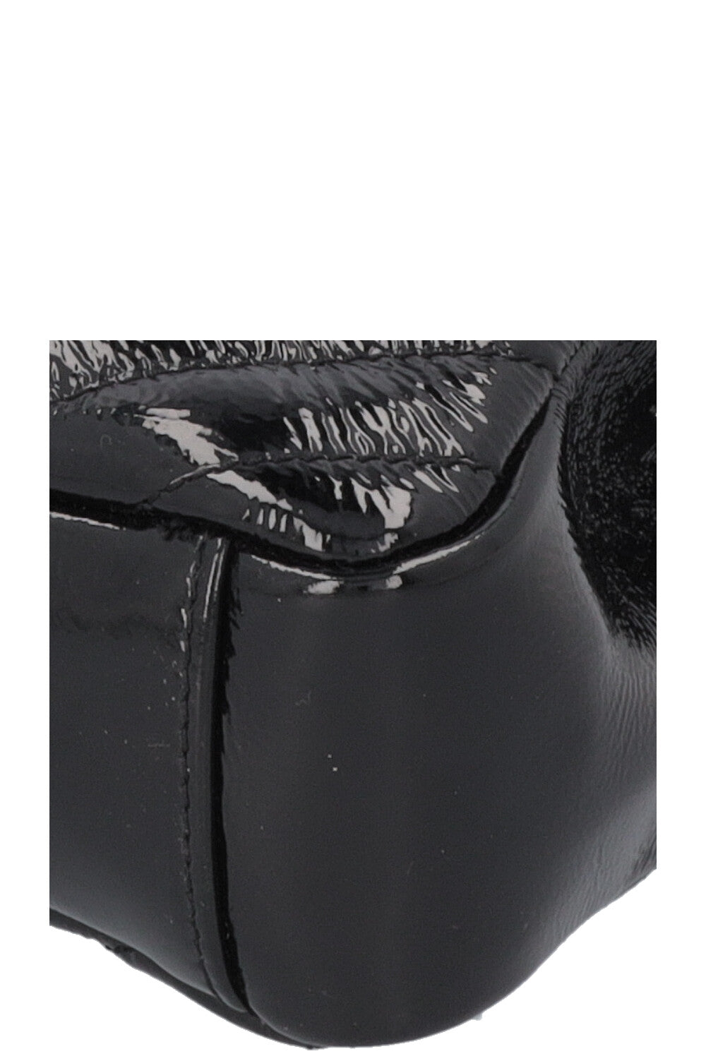 SAINT LAURENT College Bag Medium Patent Black