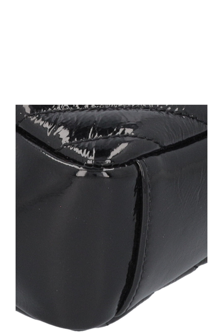 SAINT LAURENT College Bag Medium Patent Black