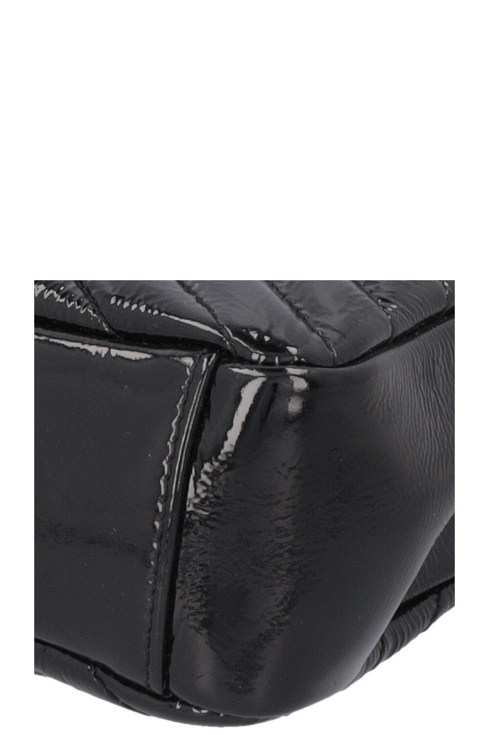 SAINT LAURENT College Bag Medium Patent Black