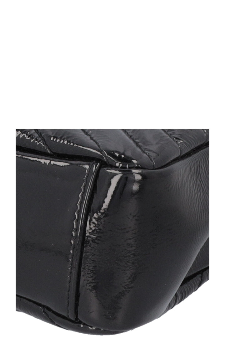 SAINT LAURENT College Bag Medium Patent Black