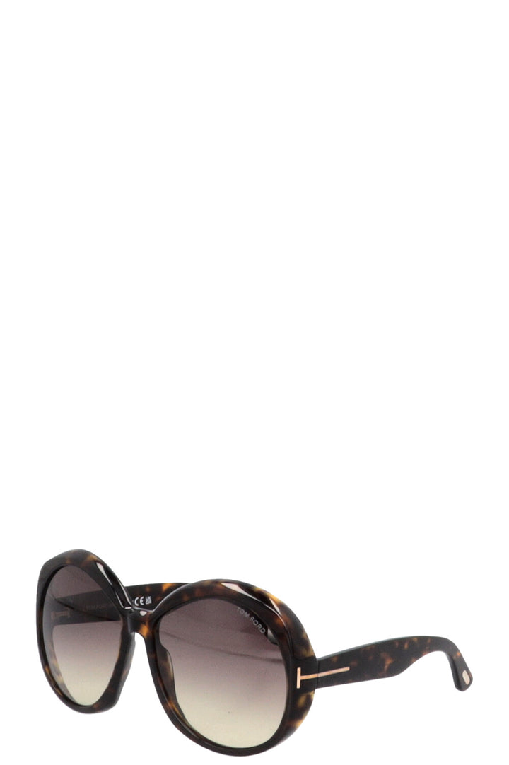 TOM FORD Annabelle Sunglasses Tortoiseshell TF1010