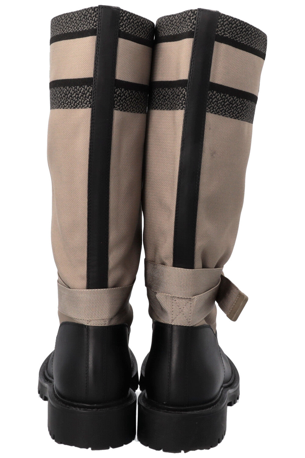 CHRISTIAN DIOR D-Major Boots Taupe Black