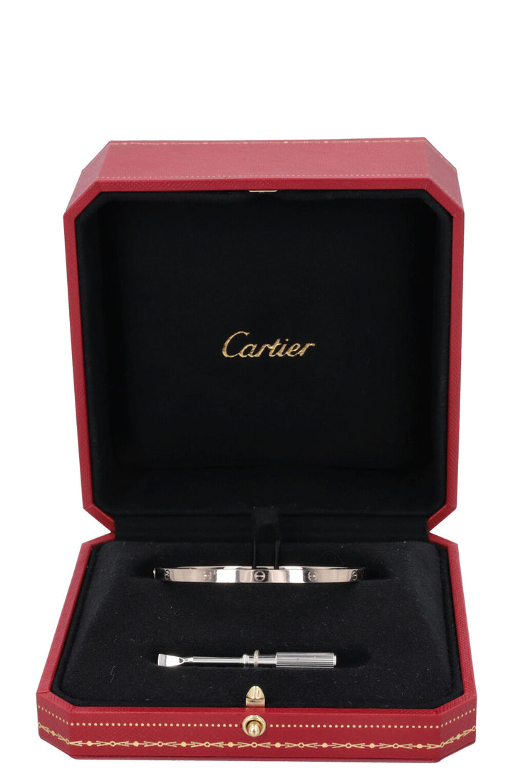 CARTIER Love Bracelet Small 18k white gold