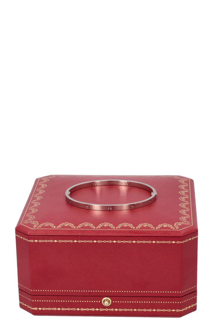 CARTIER Love Bracelet Small 18k white gold