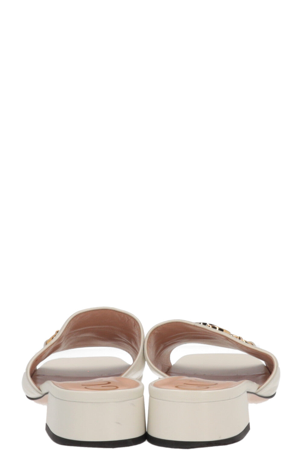 GUCCI Zumi Flats Leather White