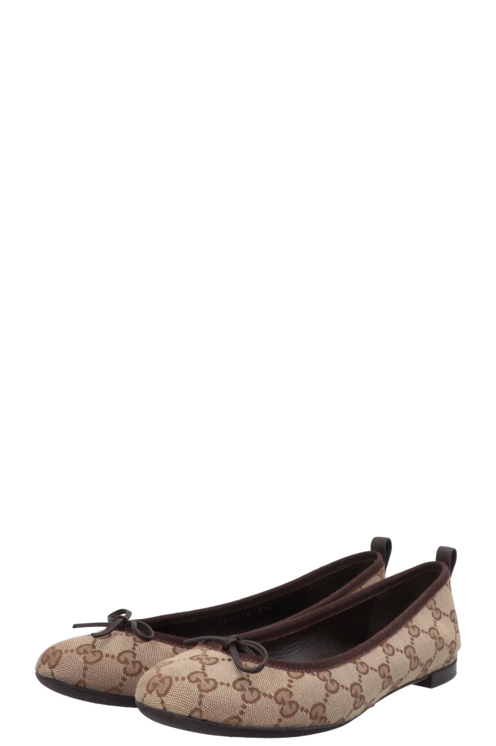 GUCCI GG Supreme Ballerinas Beige