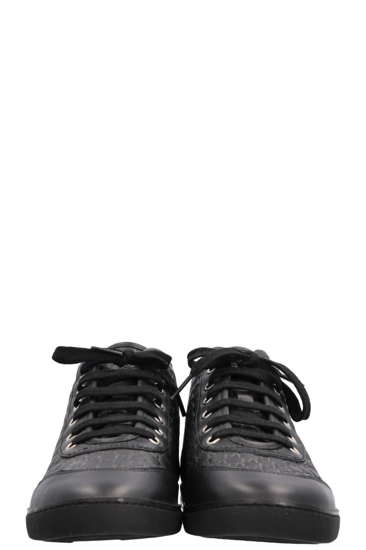 GUCCI Low Top Sneaker Leather Black