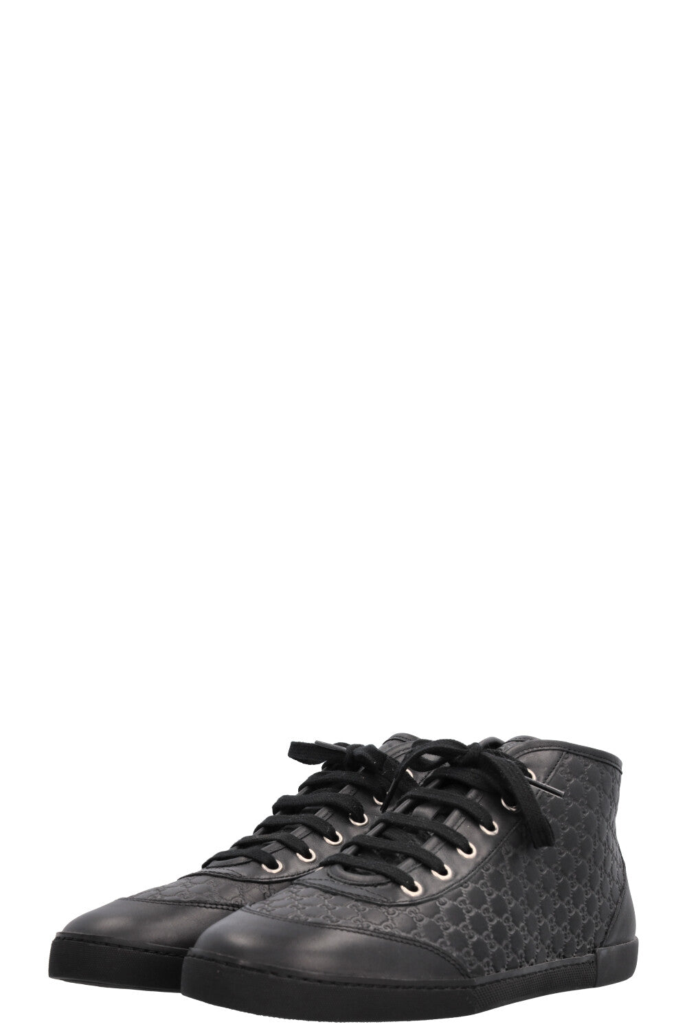 GUCCI Low Top Sneaker Leather Black