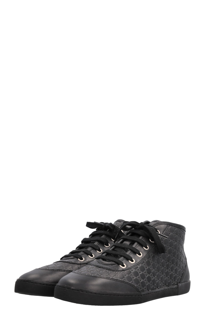 GUCCI Low Top Sneaker Leather Black