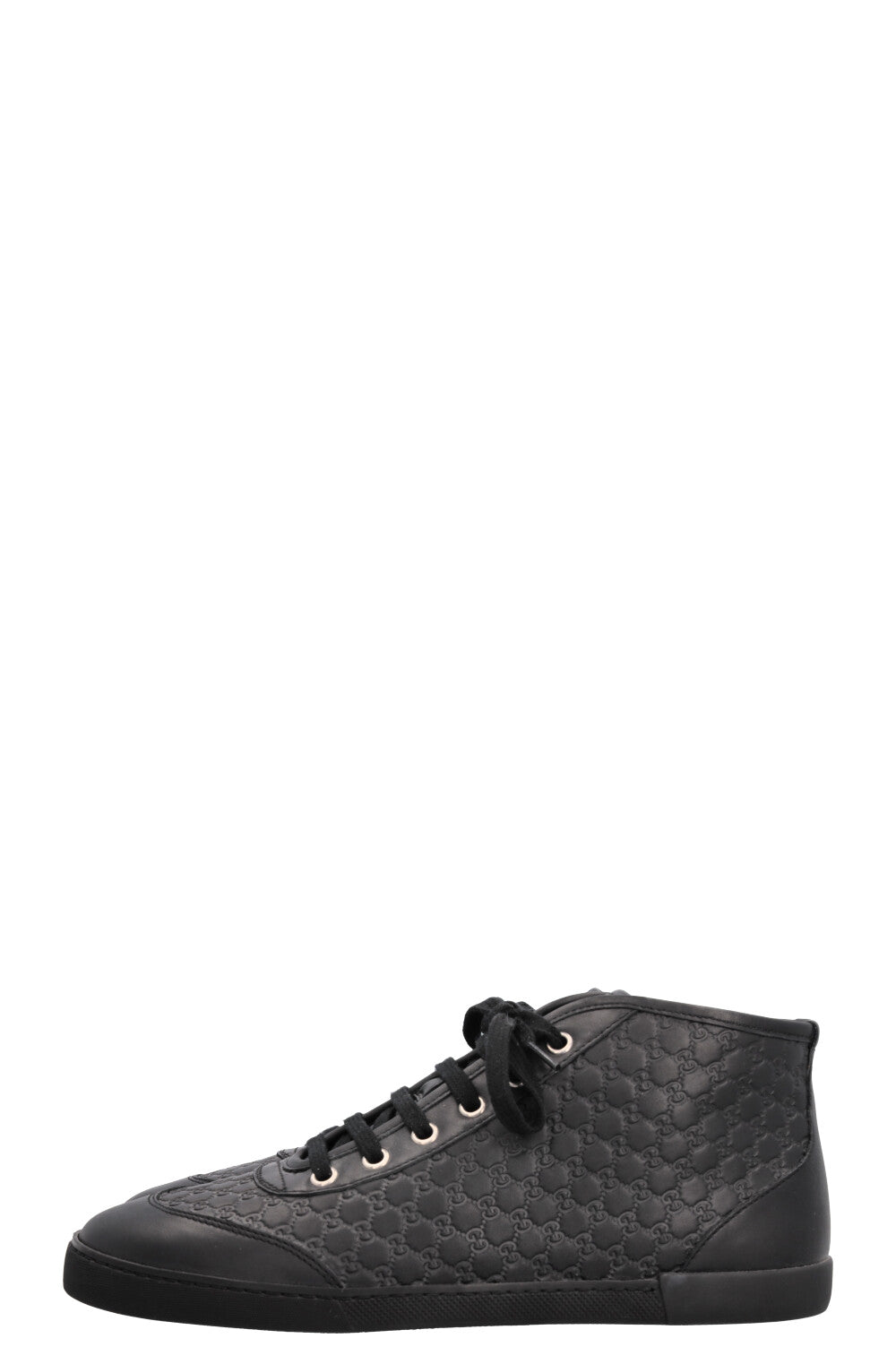 GUCCI Low Top Sneaker Leather Black