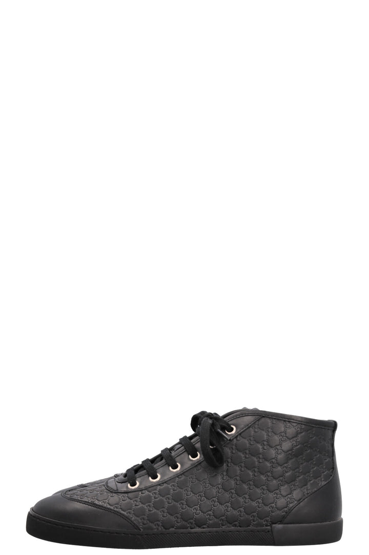 GUCCI Low Top Sneaker Leather Black