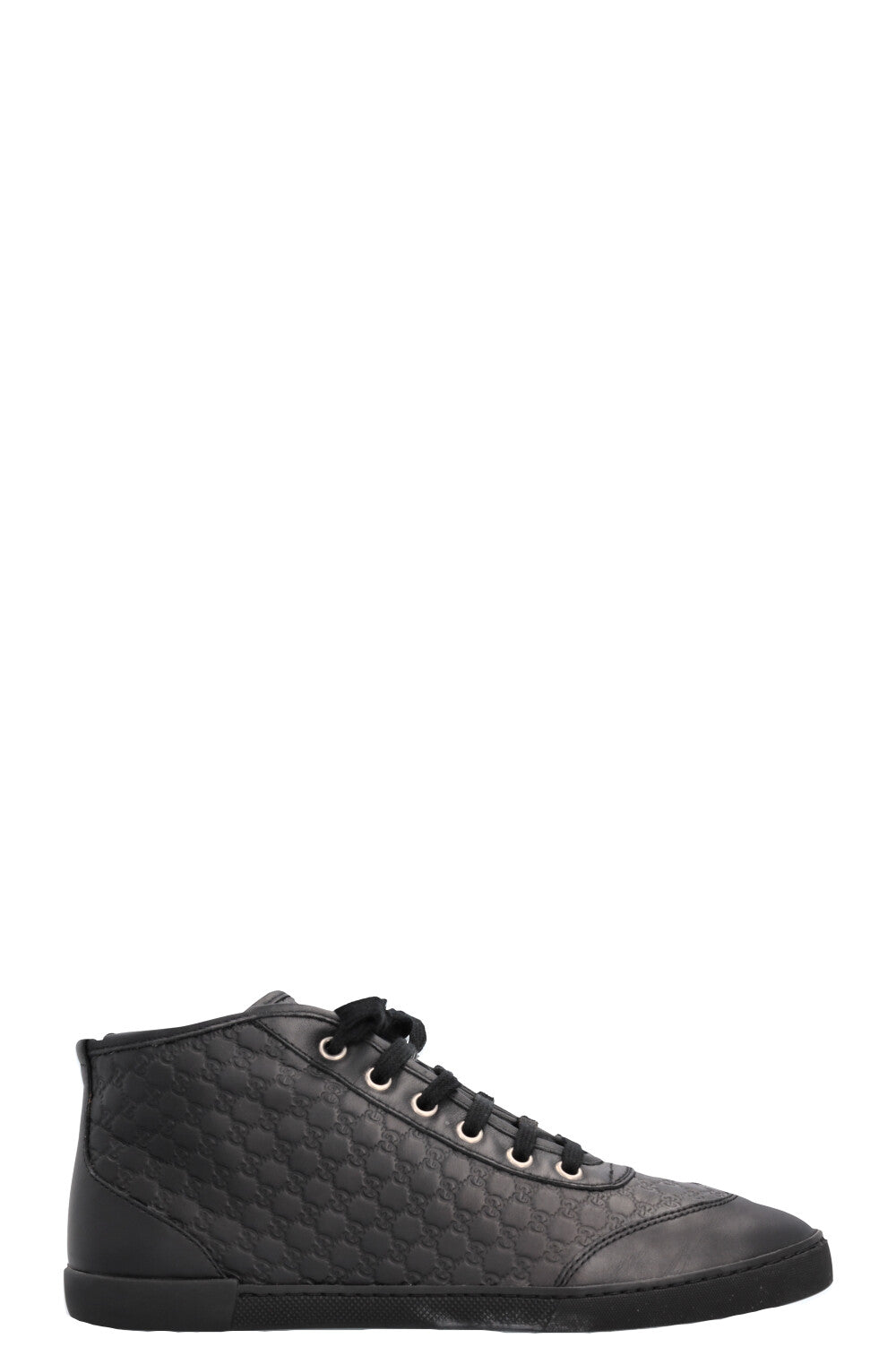 GUCCI Low Top Sneaker Leather Black