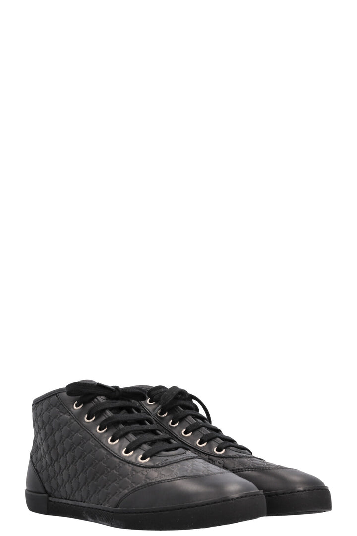 GUCCI Low Top Sneaker Leather Black