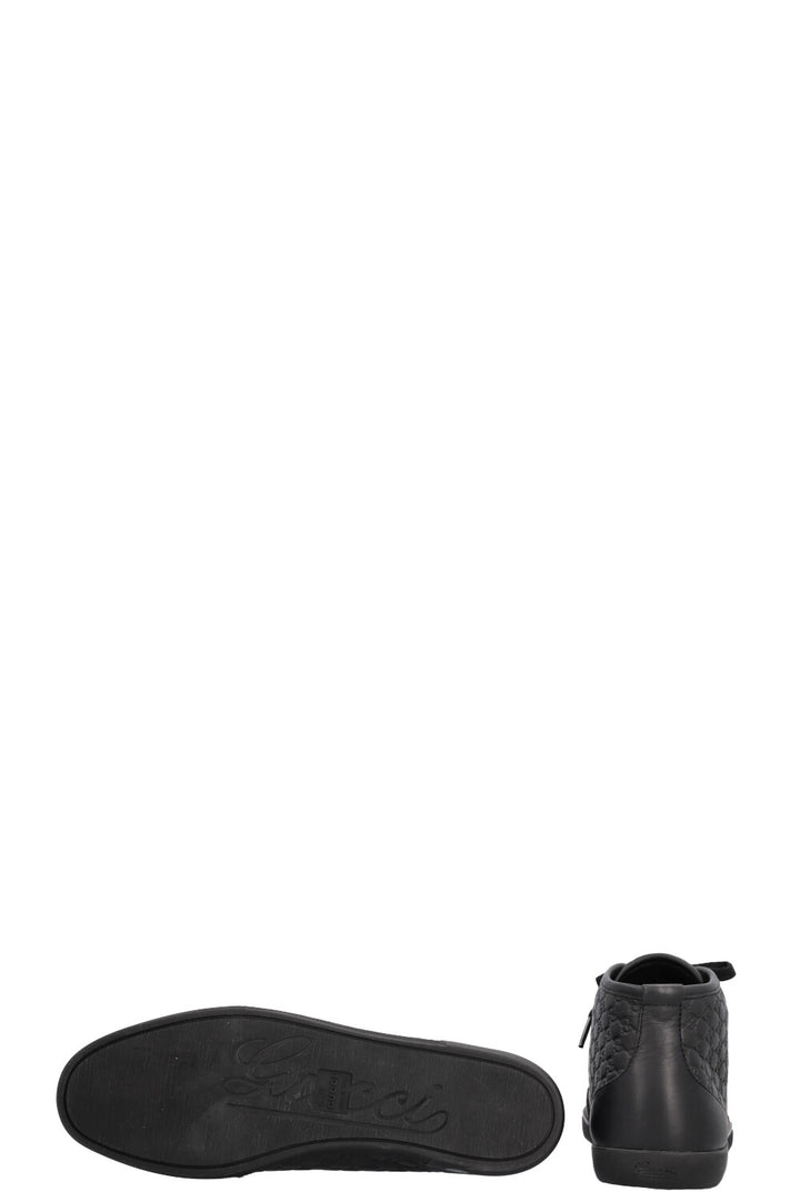 GUCCI Low Top Sneaker Leather Black