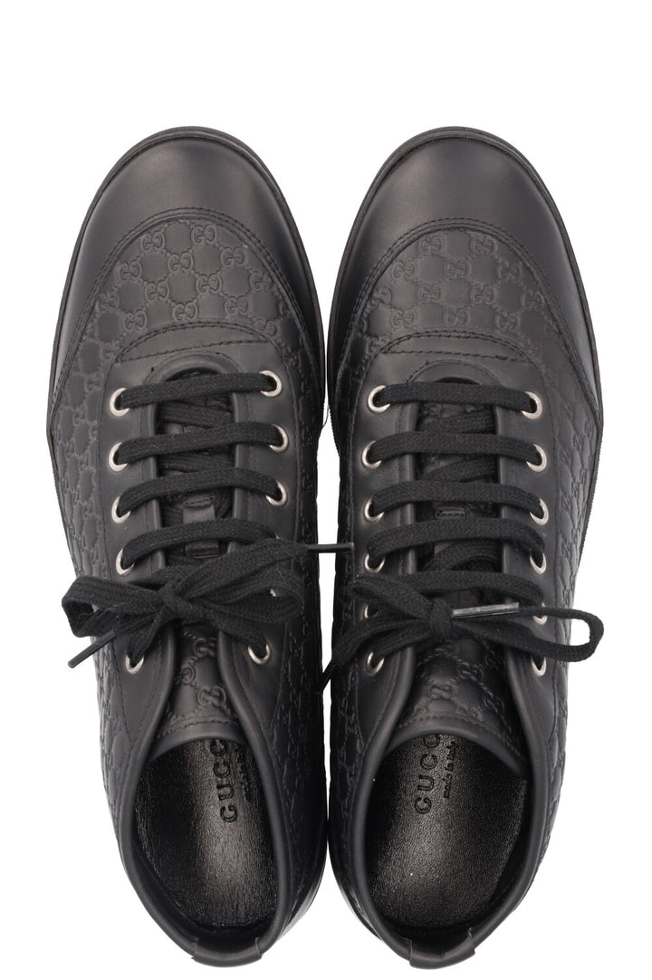 GUCCI Low Top Sneaker Leather Black