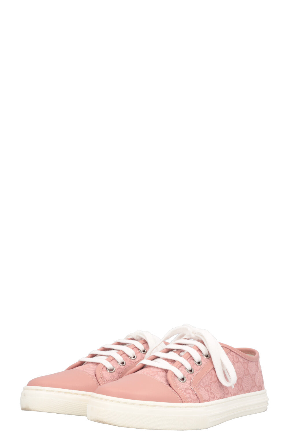 GUCCI Low Top Sneaker Canvas Blush Rose