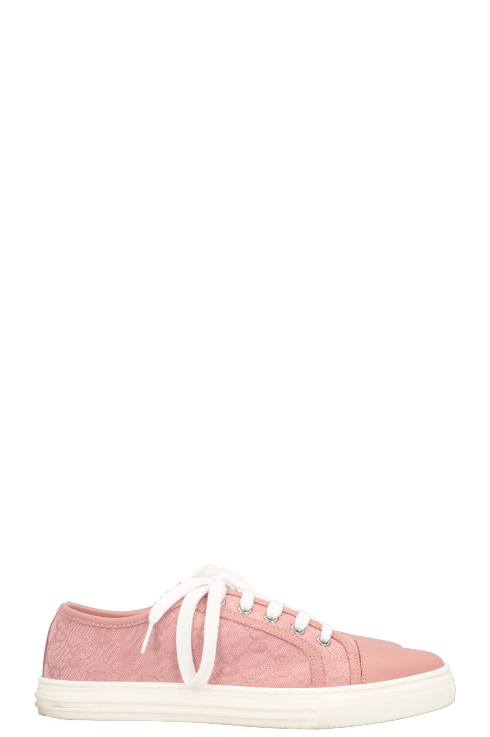 GUCCI Low Top Sneaker Canvas Blush Rose