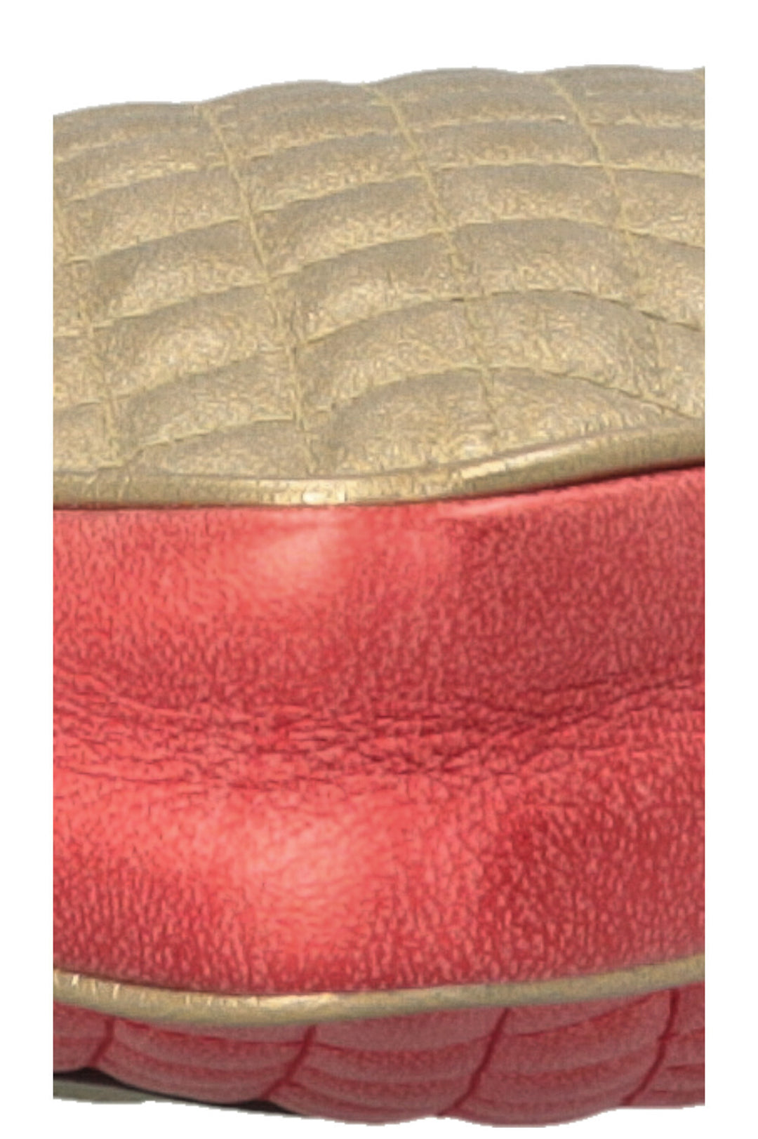 GUCCI Zumi Clutch Metallic Red Green