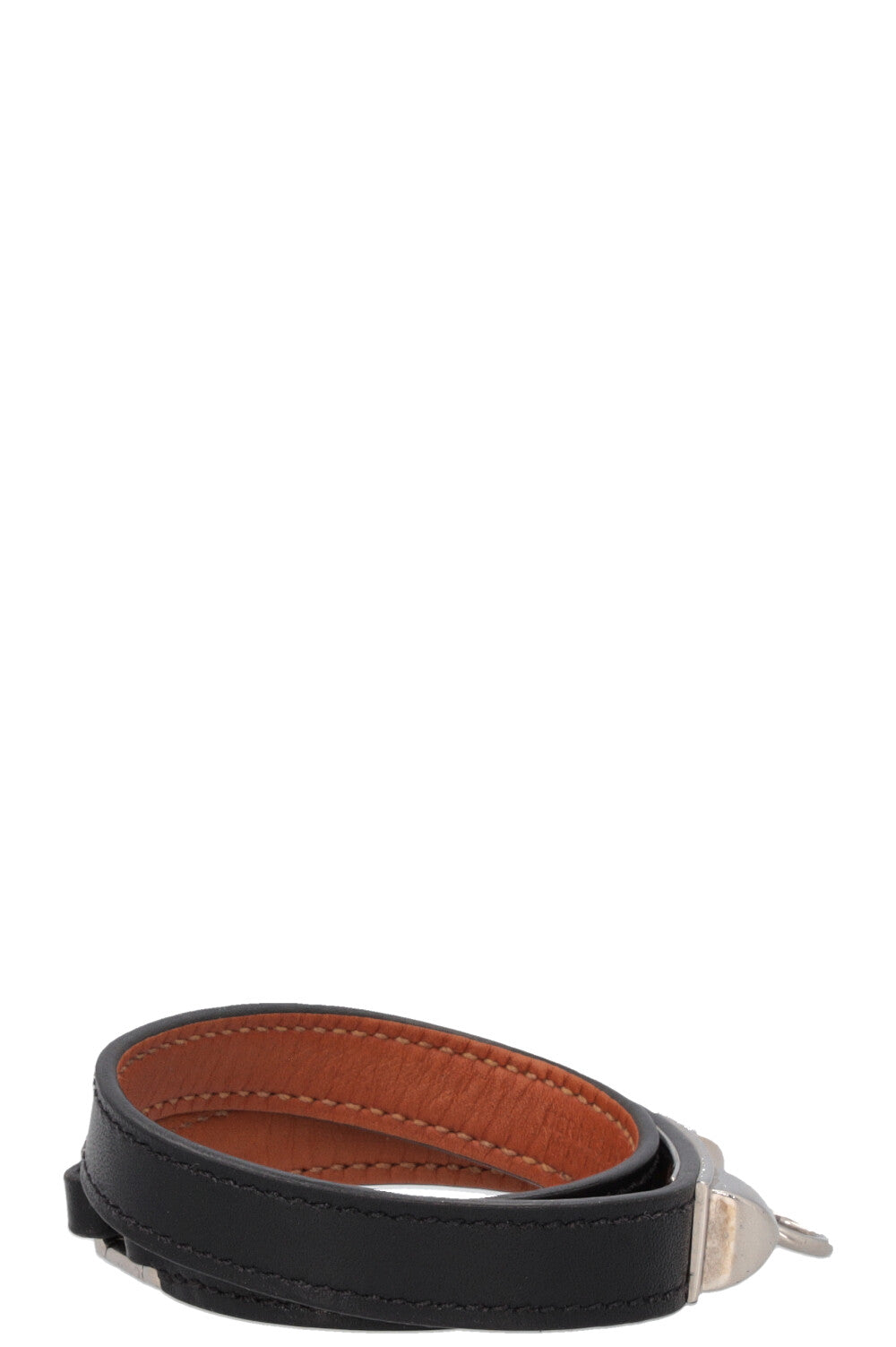 HERMÈS Rivale Double Tour Bracelet Black